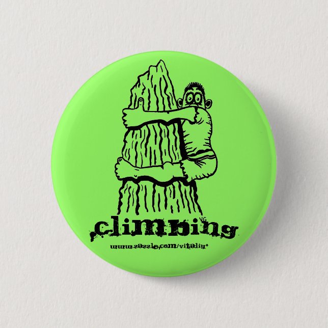 Climbing funny button (Front)