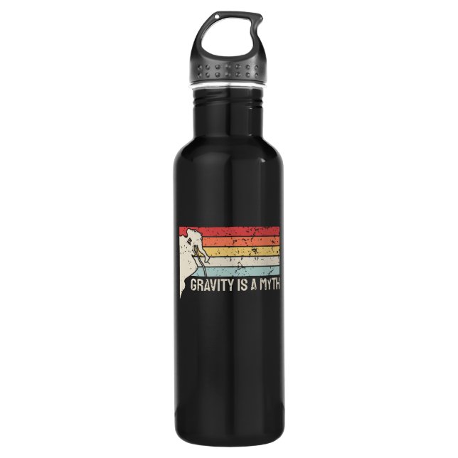 Climbing - Gravity Is a Myth 710 Ml Water Bottle (Front)