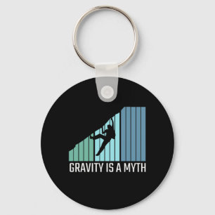 Climbing - Gravity Is a Myth Key Ring