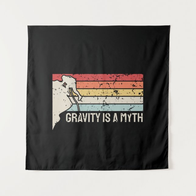 Climbing - Gravity Is a Myth Tapestry (Front)