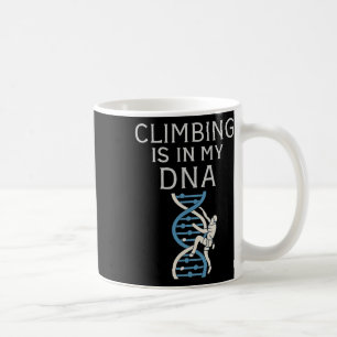 Climbing Is In My Dna Helix Graphic  Coffee Mug