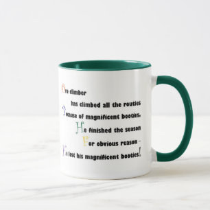 Climbing Limerick Mug #1