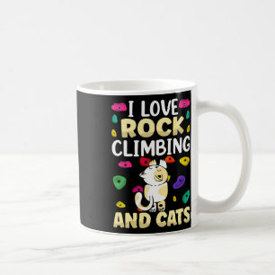 Climbing Lover Cats Funny Fitness Musician Music F Coffee Mug