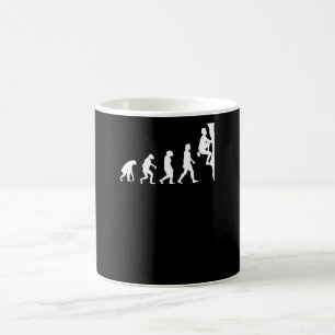 Climbing Mountain Evolution Coffee Mug