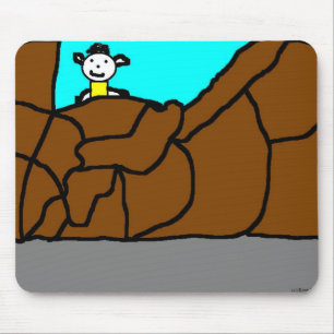 Climbing Mountain Mouse Pad