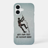 Climbing Mountain Rock-Face - own slogan / text on