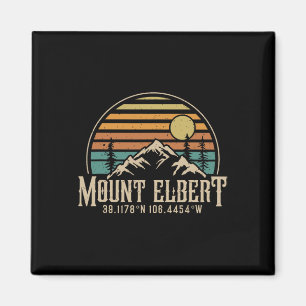 Climbing Mt. Elbert Colorado Mountain Mount Elbert Magnet