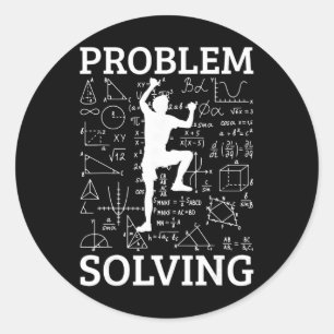 Climbing Problem Solving Rock Climber Bouldering C Classic Round Sticker