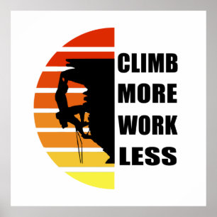 climbing quote for climbers poster