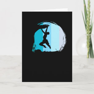 Climbing Retro Card