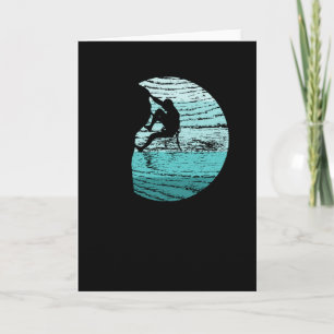 Climbing Retro Card