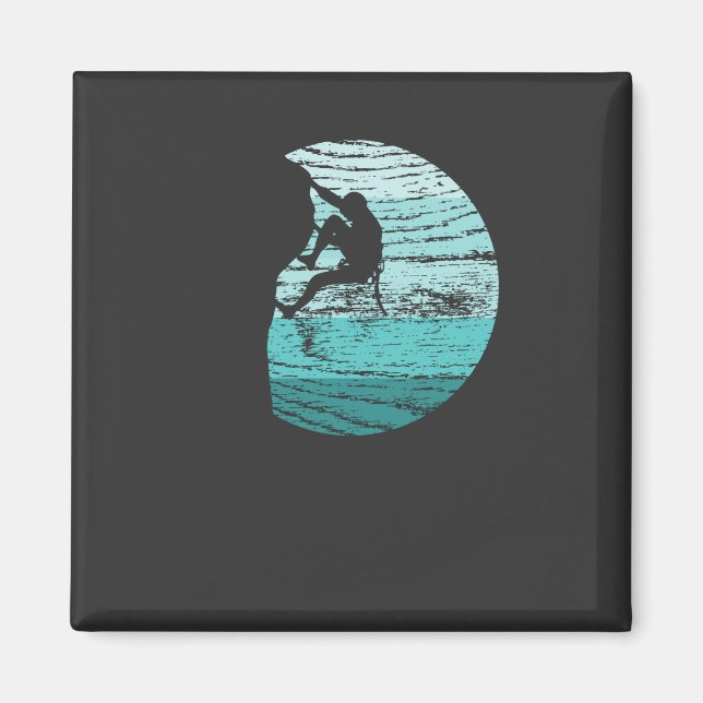 Climbing Retro Magnet (Front)