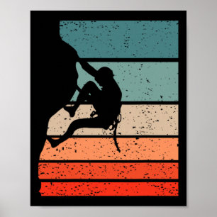 Climbing Retro Style Vintage _4 Poster