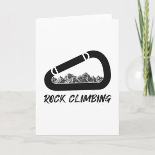 Climbing Rock Mountains Climber Climb Hiking Gift Card