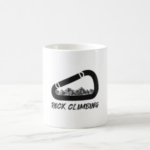 Climbing Rock Mountains Climber Climb Hiking Gift Coffee Mug
