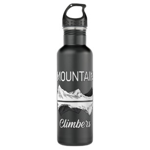 Climbing Rock Mountains Hiking Climber Gift Idea 710 Ml Water Bottle