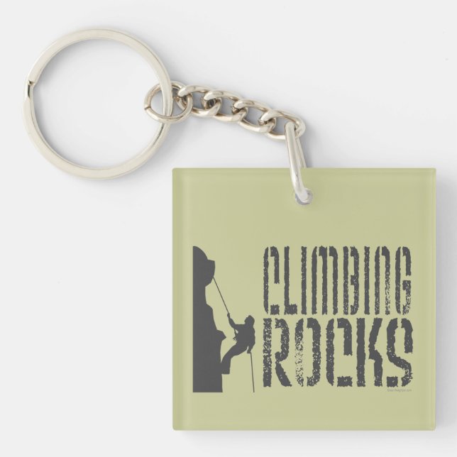 Climbing Rocks Key Ring (Front)