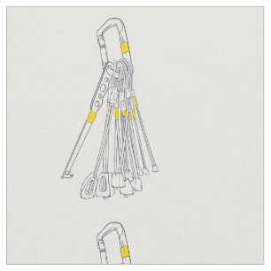 Climbing rocks nuts wires fabric