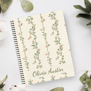 Climbing Rose Journal – Personalised Cottagecore