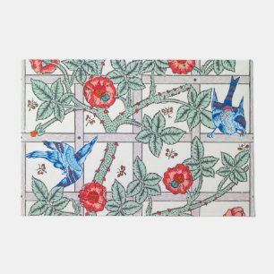 Climbing Rose & Small Bird, William Morris Doormat