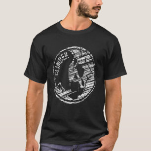 Climbing silhouette bouldering mountaineering_19 T-Shirt