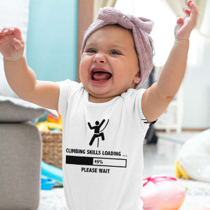 Climbing Skills Loading Baby Bodysuit