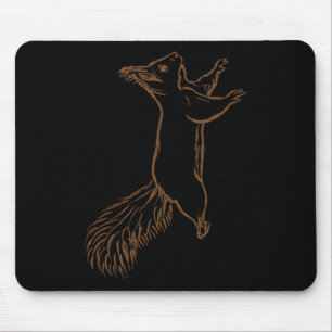 Climbing Squirrel Lover Graphic Squirrel Boys And Mouse Pad