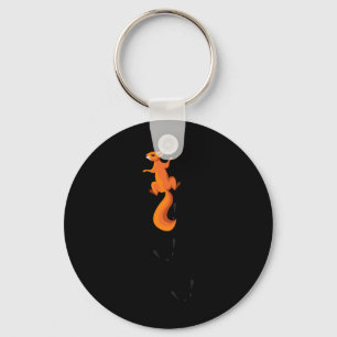 Climbing Squirrel With Traces Gift Key Ring
