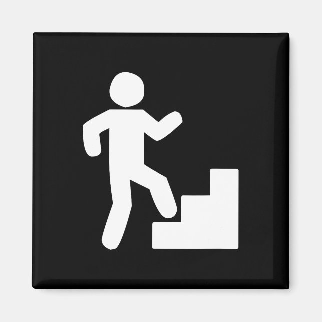 Climbing Stairs Tribute Workout  Magnet (Front)