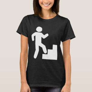 Climbing Stairs Tribute Workout T-Shirt