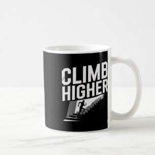 Climbing Steps Design For Achieving Success Goals Coffee Mug