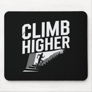 Climbing Steps Design For Achieving Success Goals Mouse Pad
