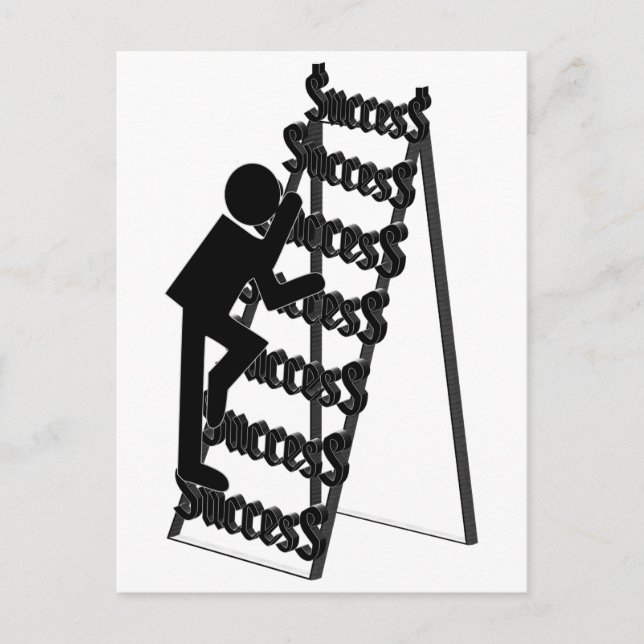 Climbing the Ladder of Success Postcard (Front)