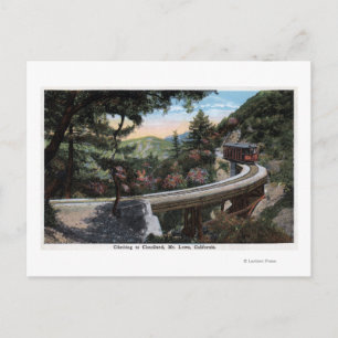 Climbing to Cloudland View Postcard