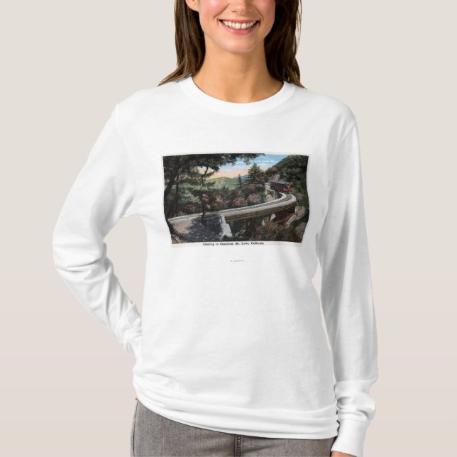 Climbing to Cloudland View T-Shirt (Front)
