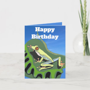 Climbing Tree Frog    Card