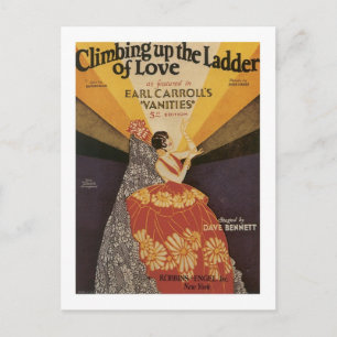 Climbing Up The Ladder Of Love Songbook Cover Postcard