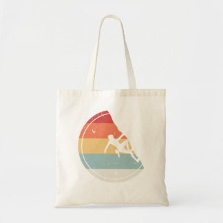 Climbing - Vintage Retro Rock Climber Gift Tote Bag
