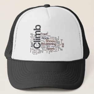 Climbing Words Trucker Hat