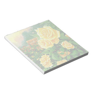 Climbing Yellow Roses Notepad