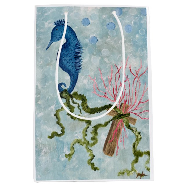 Clinging to the cross medium gift bag (Front)