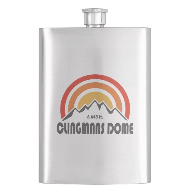 Clingmans Dome Hip Flask (Front)