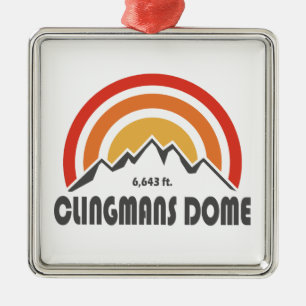 Clingmans Dome Metal Ornament