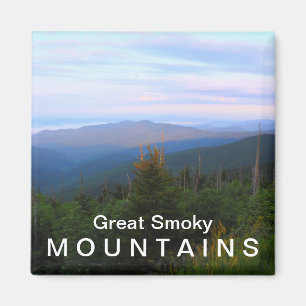 Clingmans Dome overlook - Great Smoky Mountains Magnet