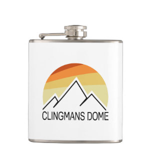 Clingmans Dome Retro Hip Flask