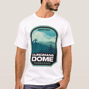 Clingmans Dome Smoky Mountains Tennessee T-Shirt