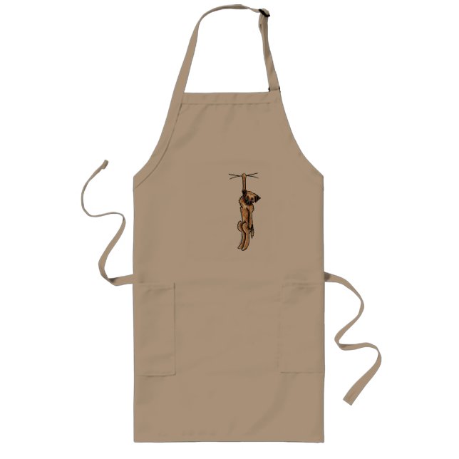 Clingy Border Terrier Long Apron (Front)