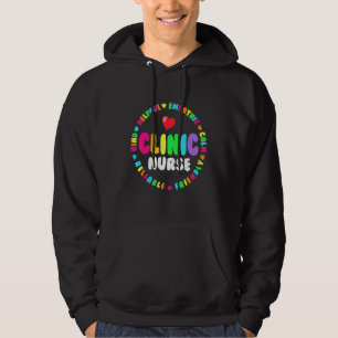 Clinic Nurse For School Nurse Appreciation Week Ba Hoodie