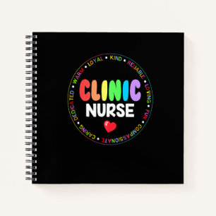Clinic Nurse For School Nurse Appreciation Week Ba Notebook