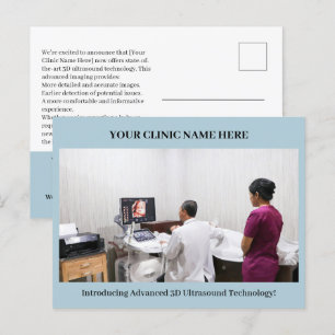 Clinic or Nursing Home Marketing Postcard